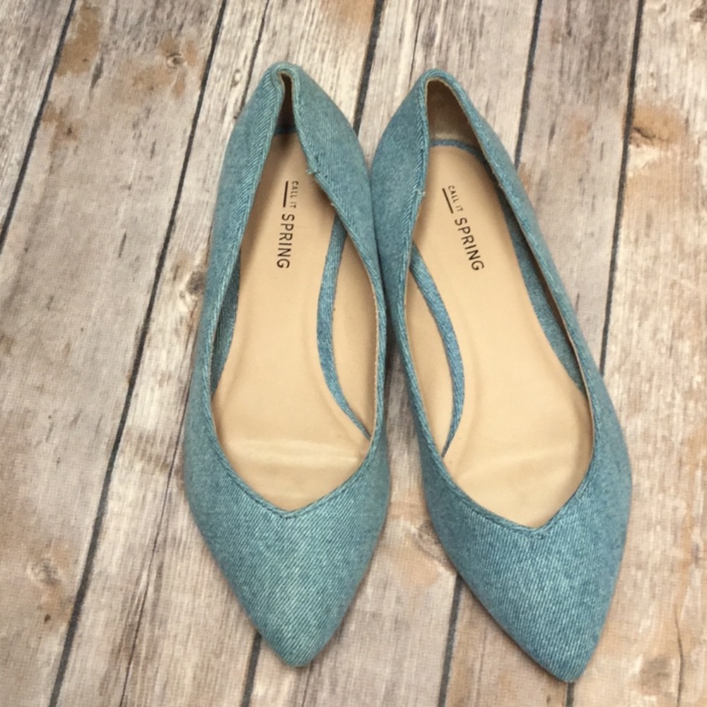 Cute denim flats